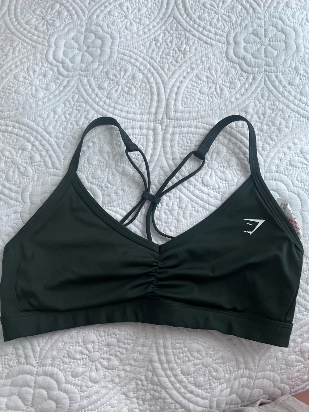 Gymshark Green Strappy Sports Bra